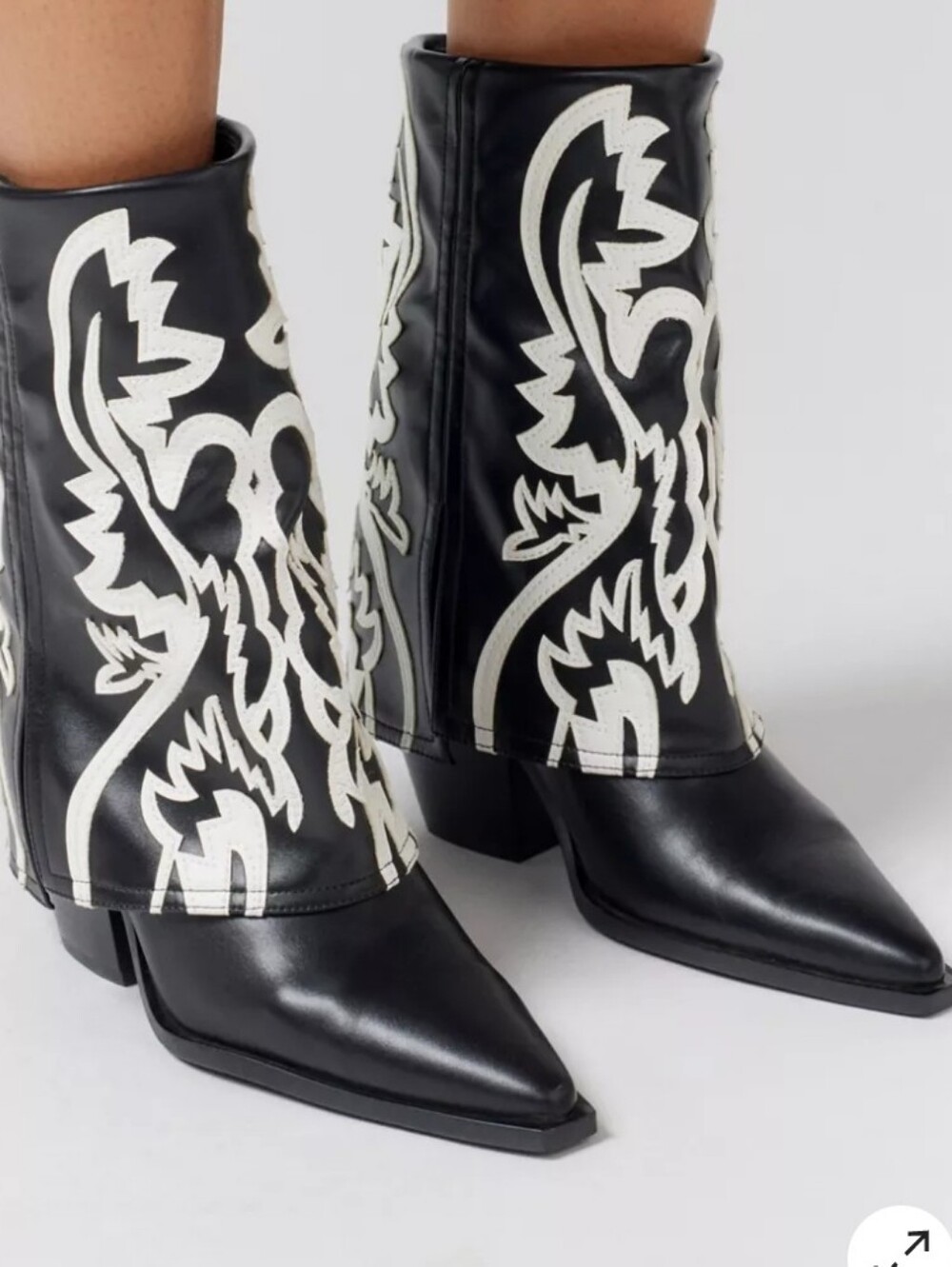 Azalea Comboy Boots - Picture 3 of 6